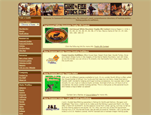 Tablet Screenshot of gameandfishguides.com